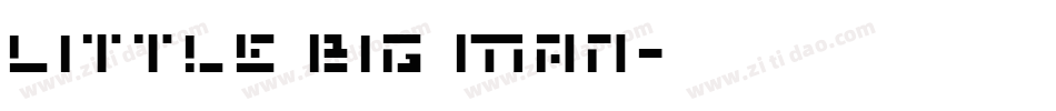 Little Big Man字体转换